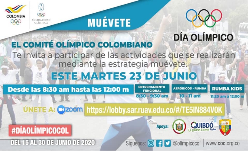 DIA OLIMPICO 22 JUNIO FLYER