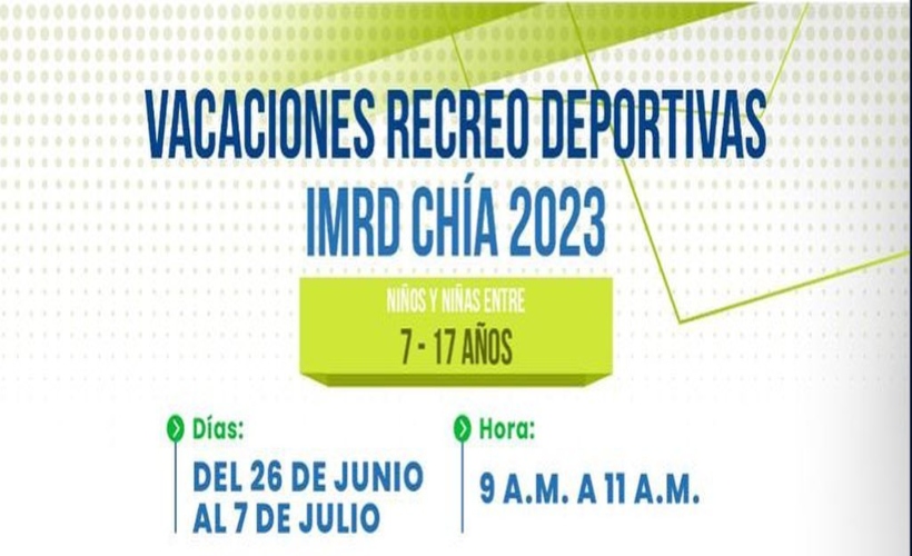 16 de junio vacaciones recreo deportivas